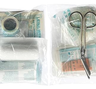 Leina 17016 First Aid Material According to DIN 13167 Inside 2-Part Foil Pocket