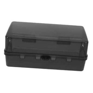 JUMPLAWN Large Waterproof Cable Box for Outdoor Use with Cable Grommets Reliable Protection for Extension Cables and Power Strips in All Weather