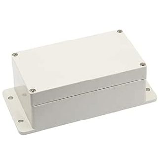 Powertool IP65 Junction Box - Waterproof Enclosure Instrument Case - ABS Electrical Project Box DIY for Electronic Projects, Power Supply Units (1 Piece, Grey)