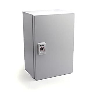 AX Control Cabinet Sheet Steel Light Grey (RAL 7035) 1000 x 1400 x 300 mm