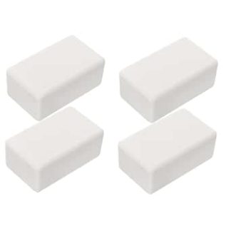 ARTIBETTER Pack of 4 Electronic Cases, Electric Project Case, Amplifier Project Case, Weatherproof Electric Boxes, Project Boxes for Electronics, Project Casing, Made of Plastic, White