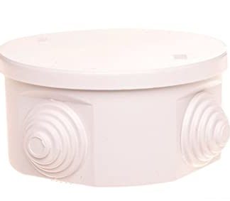 Fast-Box Surface-Mounted Box Hermetic Single 80 x 40 mm IP44 White 0241-00 Elektro-plast Eletter Disc 5907569150045