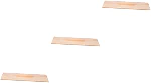 Angoily Pack of 3 Wooden Lids for Soap Mould Replacement Lid for Soap Loaf Mould Large Format Accessories for Soap Making for DIY Soap Maker
