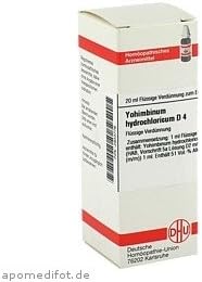 Yohimbinum Hydrochloric D 4 Dilution 20 ml