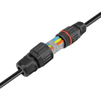 Yaztauho Cable Connector Waterproof Junction Box Waterproof Cable Sleeve Waterproof for Garden, Outdoor, Floor