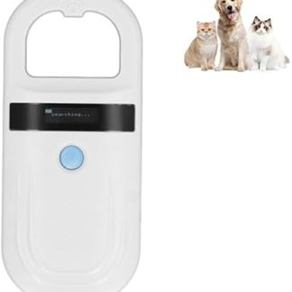 Pet Microchip Reader, Pet Tag Reader, Portable Animal Chip ID Reader, 134.2KHz, 128 Records, Data Storage, Animal Chip Scanner for Pets, Farm Animals