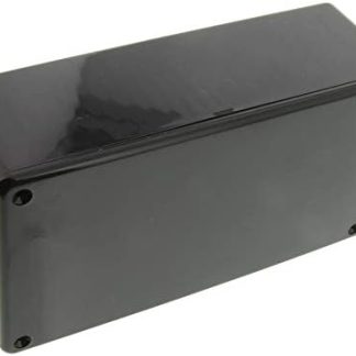 Multipurpose FRABS Enclosure Black IP54 Plastic Case 19 1 Pack - 1591DBK