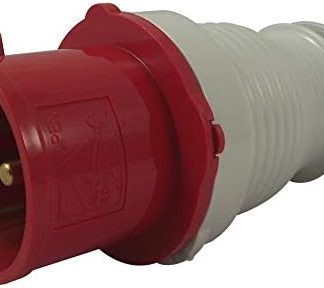 32A 3P + E Free Plug Red, Connector Colour Red, White, Cable Mount, Current Rating 32A, Electrical Connector Gender Plug, IP Rating IP44, Pin Configuration 3P+E, Voltage Rating VAC 400V, Approval