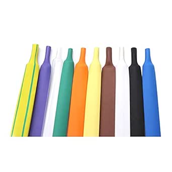 2 metre heat shrink ratio 2: 1 electrical insula warmer pipe diameter 2-25 mm cable plug protective tube sleeve shrinkage, 16 mm