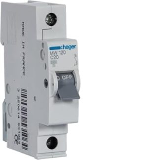 MW120 Distributor 1P 20 A C 3 kA 1 M