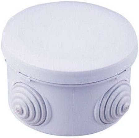 IP44 Waterproof Junction Box Size 65 x 30 mm Protects and Connects Cables, Grey