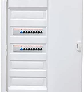 ABB (STRIEBEL&JOHN) Distributor Cavity Wall 5 Rows UK660N4 Ready to Connect Wired with Terminal Block Assembly ABB 2x FI 4-Pin + 16x LS B16A