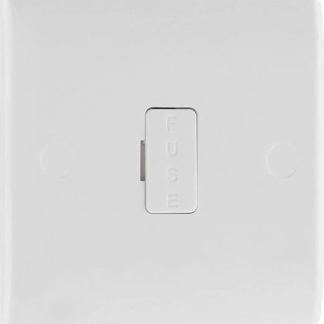 BG Electrical 854-01 Unswitched Fused Connection Unit, 13 A, White