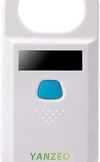 Yanzeo Pet Microchip Scanner, RFID EMID Animal Handheld Reader, 134.2 kHz Pet ID Scanner, Rechargeable Animal Chip Registration, Pet Tag Scanner FDX-B (ISO 11784/11785)