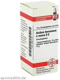 ACIDUM Benzoicum E. Res. D 6 Globules 10 g