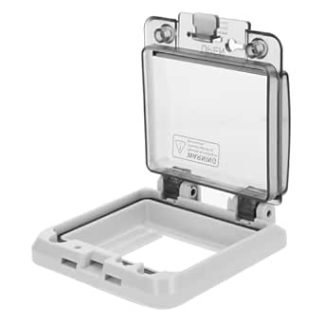Anneome Transparent Waterproof Protective Cover for Distribution Box with Viewing Window and Splashproof Robust PC Materials Compartment Fuse Box for Outdoor and