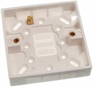 100 x Moulded Surface Mounted Light Switch