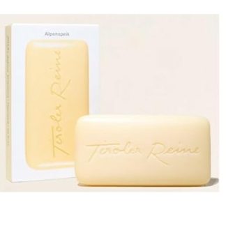 Soap, Tyrolean Pure Alpenspeik, with the scent of the Alps, with shea butter, 100 g piece, EUR 89.00/kg