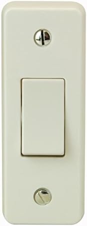 1 x Architrave Switch 10A 2W 1G WH Switches Sockets Switch Areas Electric 4177