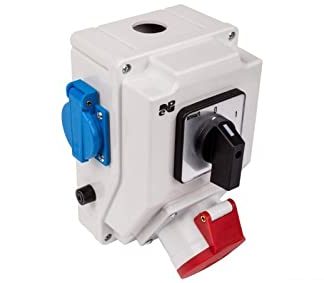 Installation Kit with Socket 16A 5P + 2P + Z RS-Z (0-1) Red 6272-00 Elektro-plast Hood 5901752631915