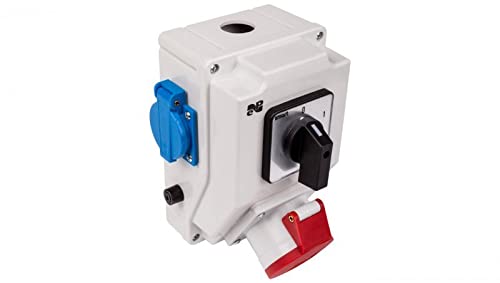Installation Kit with Socket 16A 5P + 2P + Z RS-Z (0-1) Red 6272-00 Elektro-plast Hood 5901752631915