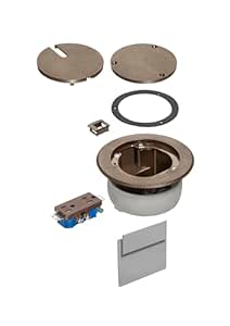 ARLINGTON FLBC4560DBR Heavy Duty Plastic Recessed Cover Dark Brown in Box