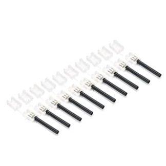 Junction Box with Tube OJ-3318 Pack of 10 3-Pin 3 x 1.5 17.5 A 250 V Insulated Box Junction Box Connection Box Surface-Mounted Wet Room White