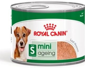 Royal Canin Mini Ageing 8+ | 12 x 195 g | Complete Food for Small Older and Senior Dogs (up to 10 kg) | From 8 Years | Can Promote Your Dog's Health