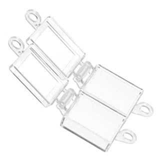 COLLBATH Pack of 2 transparent toggle switch protective cover flip design made of robust plastic prevents accidental actuation, easy installation, suitable for pole rocker switches