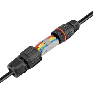 Outdoor Wiring Connectors - Junction Box Connectors | Outdoor Electrical Connectors | Waterproof Cable Sleeve Connectors | Connector Cables for Home Use