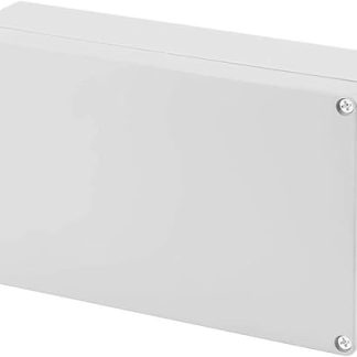 Junction Box, 15 Sizes Selection Box, Waterproof IP65 Junction Box, ABS Electrical Connection Boxes, DIY Plastic Case, Wiring Distribution Box, Surface-Mounted Switch Box (20 x 12 x 5.5 cm)