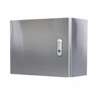 Electric Junction Box Made of 304 Stainless Steel, Wall Mounted Metal Project Box, Electric Control Box, IP66 Outdoor WiFi Enclosure, Network Surveillance PV Combination Box, with Mounting Plate