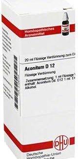 DHU Aconitum D12 Dilution, 20 ml Solution