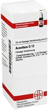 DHU Aconitum D12 Dilution, 20 ml Solution