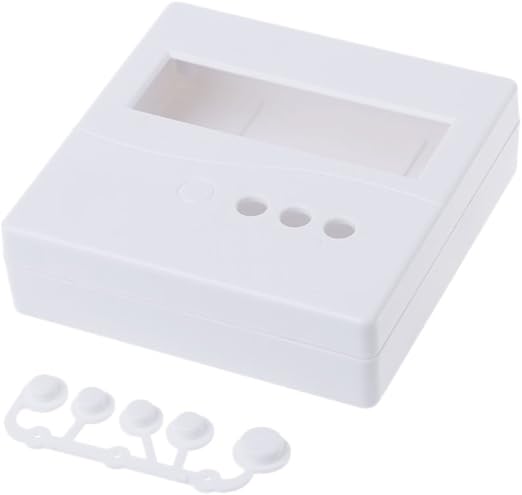 SHESSTILL 86 Plastic Project Box Enclosure Case for DIY LCD1602 Measuring Device with Button