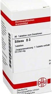 DHU Silicea D3 Tablets, Pack of 80 Tablets