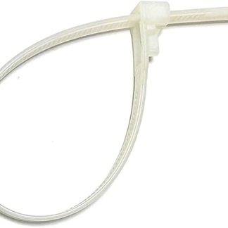 Bulk Hardware BH05932 Released Cable Ties, 3.6 x 100 mm (3/32 x 4 inches), White (Pack of 100)
