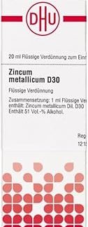 Zincum Metallicum D 30 Dilution 20 ml