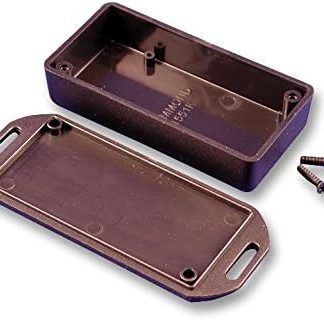 1551RFLBK Miniature Flanged Plastic Case 19 (1 Pack)
