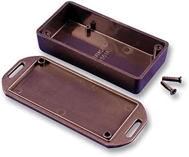 1551RFLBK Miniature Flanged Plastic Case 19 (1 Pack)