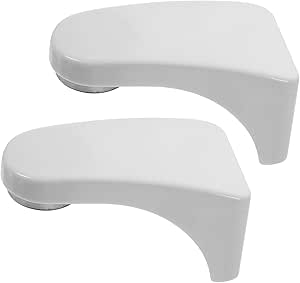 DOITOOL Pack of 2 Magnetic Soap Holders Made of Plastic with Adhesive Design for Wall Mounting for Bathroom and Kitchen Rounded Edges No Drilling Required