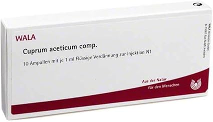 CUPRUM ACETICUM COMP. Ampoules 10 x 1 ml