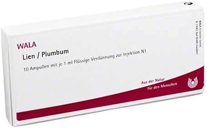 LIEN/PLUMBUM Ampoules 10 x 1 ml
