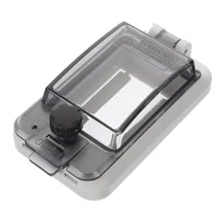 Mikinona Transparent Waterproof Cover for Circuit Breakers with Dust Splash Protection Robust Power Distribution Box with Hinged Lid Easy Assembly without Special Tools