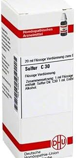 DHU Sulfur C30 Dilution, 20 ml Solution