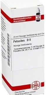Petasites D 6 Dilution 20 ml Dilution