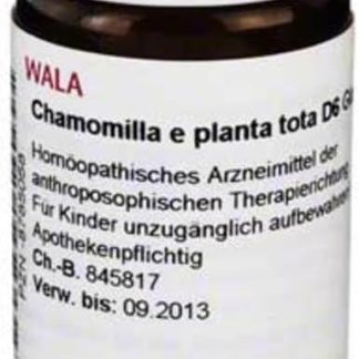 Chamomilla E Planta Tota D 6 Globules 20 g