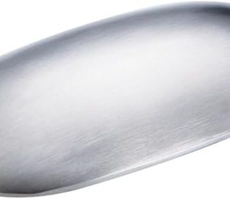 Ciieeo Stainless Steel Soap Odour Remover for Hands Deodorising Bar for Kitchen Machine Cookware Odour Eliminator with Holder Odour Remover for Cooking Silver
