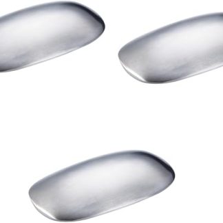 Alipis Pack of 3 Stainless Steel Soap Odour Neutraliser Decorative Soap Odour Absorber Odour Remover for Cooking Garlic Small Tools Metal Soap Deodorant Stick