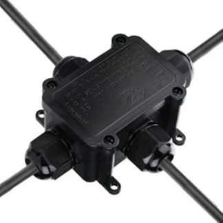 Cable Connector Distributor Junction Junction Box Outdoor IP68 Waterproof X Shape 4-Way